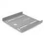 Axagon RHD-125S Halterung für 1x 2,5 Zoll HDD/SSD in 3,5 Zoll Schacht, Metall, grau