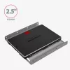Axagon RHD-125S Halterung für 1x 2,5 Zoll HDD/SSD in 3,5 Zoll Schacht, Metall, grau