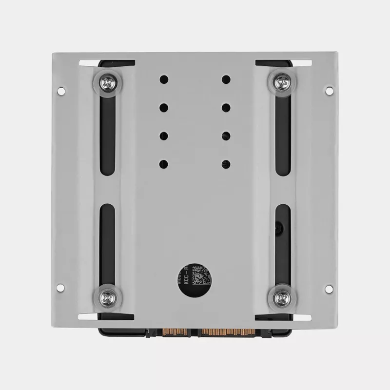 Axagon RHD-125S Halterung für 1x 2,5 Zoll HDD/SSD in 3,5 Zoll Schacht, Metall, grau