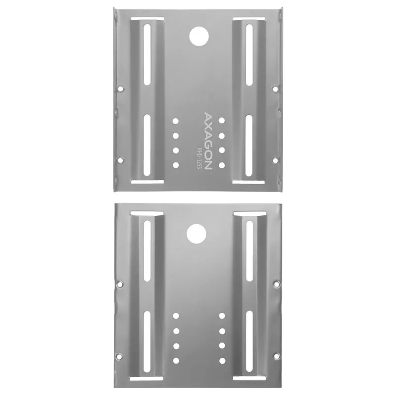 Axagon RHD-125S Halterung für 1x 2,5 Zoll HDD/SSD in 3,5 Zoll Schacht, Metall, grau