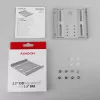 Axagon RHD-125S Halterung für 1x 2,5 Zoll HDD/SSD in 3,5 Zoll Schacht, Metall, grau
