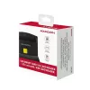 Axagon CRE-SM2 Smartcard-Lesegerät USB 2.0 Schwarz 1,3m Kabel