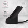 Axagon CRE-SM2 Smartcard-Lesegerät USB 2.0 Schwarz 1,3m Kabel