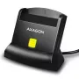 Axagon CRE-SM2 Smartcard-Lesegerät USB 2.0 Schwarz 1,3m Kabel
