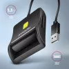 Axagon CRE-SM3SD USB Smartcard- & SD/microSD/SIM-Flachkartenleser Indoor USB 2.0 Schwarz