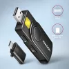 Axagon CRE-SMP2A USB Smartcard- & SD/microSD/SIM PocketReader Kartenleser Indoor USB Typ-A/USB Typ-C Schwarz