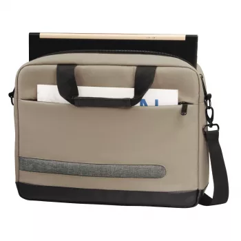Toploader-Tasche Hama Terra 33,8 cm (13,3 Zoll) Beige Tragegriff Schultergurt