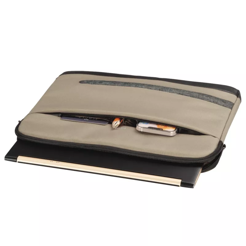Sleeve-Case Hama Terra 39,6 cm (15,6 Zoll) Beige 1 Fronttasche