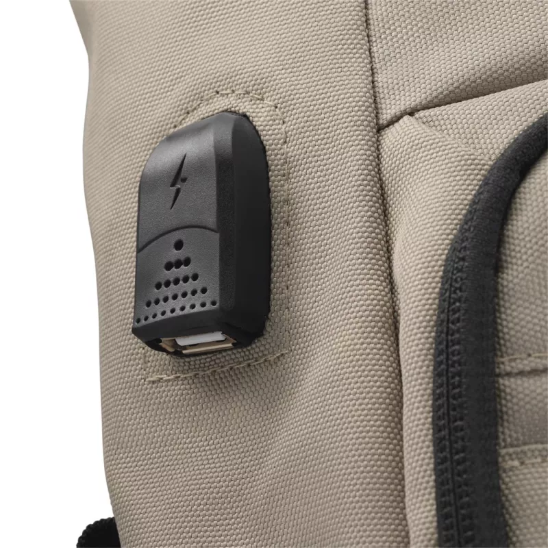 Hama Terra 39,6 cm (15,6 Zoll) Rucksack Beige, Schwarz