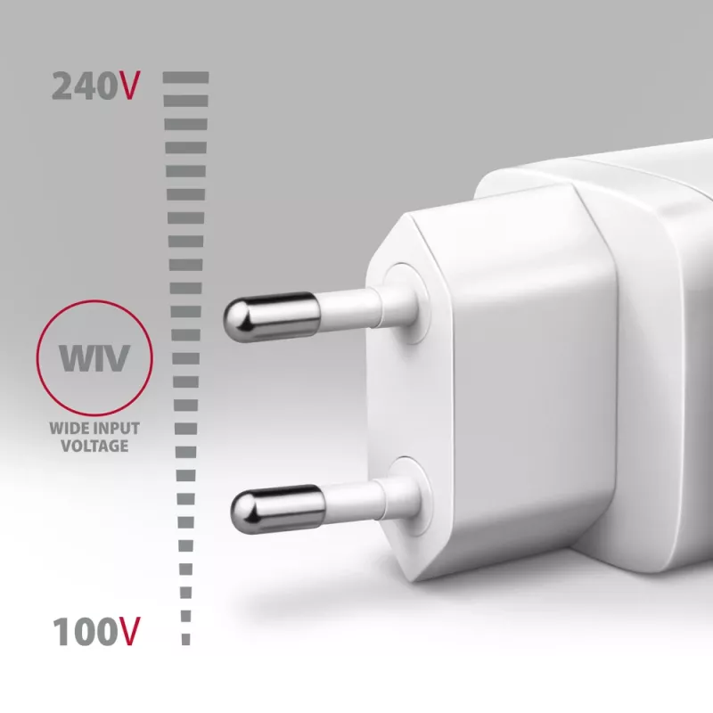 Ladegerät Axagon ACU-PQ30W QC3.0 30W USB-C Weiß