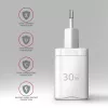 Ladegerät Axagon ACU-PQ30W QC3.0 30W USB-C Weiß