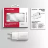 Ladegerät Axagon ACU-PQ30W QC3.0 30W USB-C Weiß