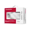Ladegerät Axagon ACU-PQ30W QC3.0 30W USB-C Weiß