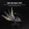 Universeller Gaming-Stuhl Corsair T3 RUSH 2023 Gepolsterter Sitz Anthrazitgrau
