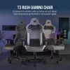 Universeller Gaming-Stuhl Corsair T3 RUSH 2023 Gepolsterter Sitz Anthrazitgrau
