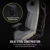 Universeller Gaming-Stuhl Corsair T3 RUSH 2023 Gepolsterter Sitz Anthrazitgrau