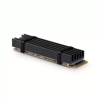 Axagon CLR-M2L10 Passiver Aluminium-Kühlkörper für alle M.2 SSDs, Größe 2280, 10 mm hoch.