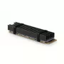 Axagon CLR-M2L10 Passiver Aluminium-Kühlkörper für alle M.2 SSDs, Größe 2280, 10 mm hoch.