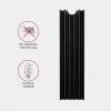 Axagon CLR-M2L10 Passiver Aluminium-Kühlkörper für alle M.2 SSDs, Größe 2280, 10 mm hoch.