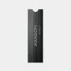 Axagon CLR-M2L10 Passiver Aluminium-Kühlkörper für alle M.2 SSDs, Größe 2280, 10 mm hoch.