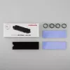 Axagon CLR-M2L10 Passiver Aluminium-Kühlkörper für alle M.2 SSDs, Größe 2280, 10 mm hoch.