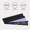 Axagon CLR-M2L3 Passive aluminium heatsink für alle M.2 SSDs, Größe 2280, Höhe 3 mm