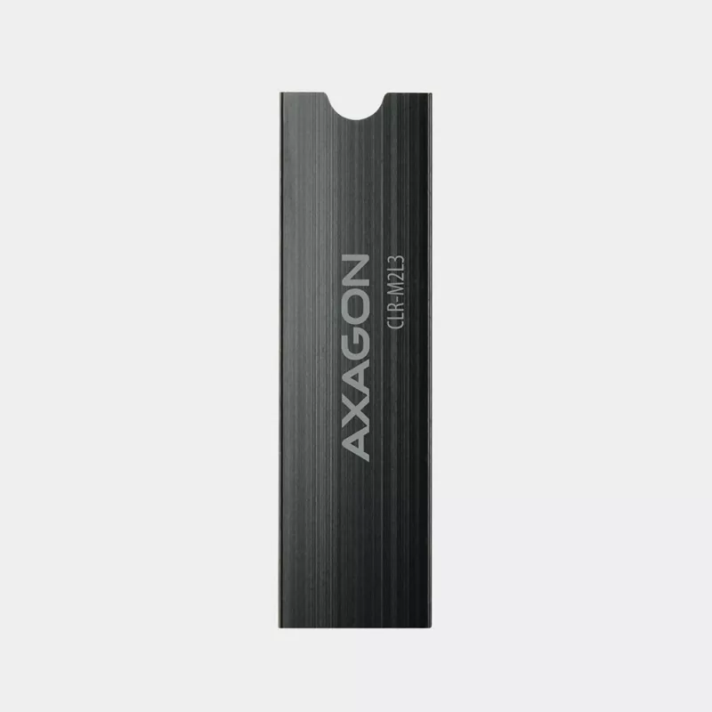 Axagon CLR-M2L3 Passive aluminium heatsink für alle M.2 SSDs, Größe 2280, Höhe 3 mm