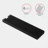 Axagon CLR-M2L6 Passive aluminum heatsink for all M.2 SSDs, size 2280, high 6 mm