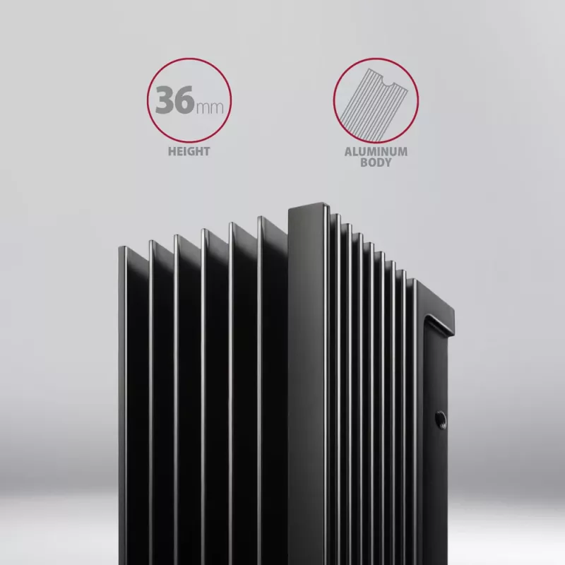 Axagon CLR-M2XL Passiver Aluminium-Kühlkörper für einseitige und zweiseitige M.2 SSD-Laufwerke, Größe 2280, Höhe 36 mm