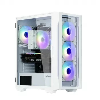 Zalman I3 NEO TG WHITE Computergehäuse Midi Tower