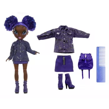 Rainbow High Junior High Puppe Series 2- Krystal, Modepuppe, weiblich, 6 Jahre, Junge/Mädchen, 230 mm, Mehrfarbig