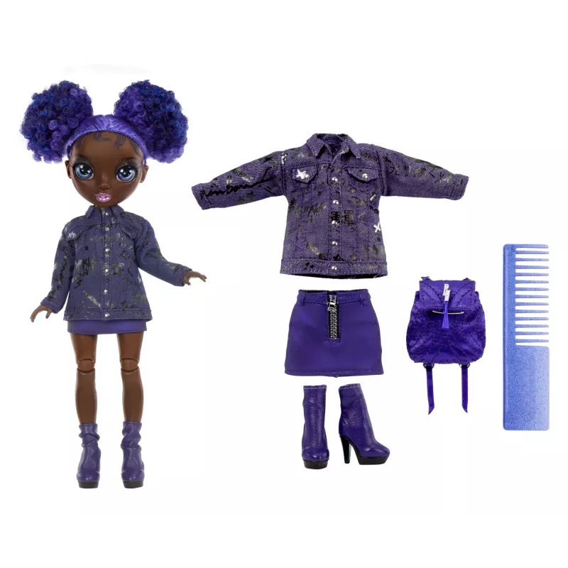 Rainbow High Junior High Puppe Series 2- Krystal, Modepuppe, weiblich, 6 Jahre, Junge/Mädchen, 230 mm, Mehrfarbig