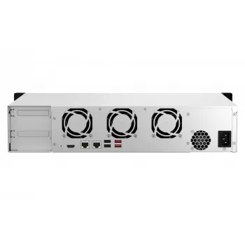QNAP TS-864EU-8G NAS/Storage-Server Rack (2U) Intel® Celeron® 8 GB DDR4 0 TB QNAP Turbo System Schwarz