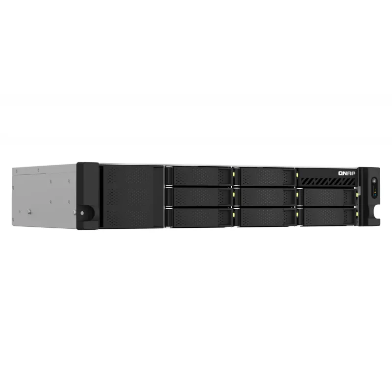QNAP TS-864EU-8G NAS/Storage-Server Rack (2U) Intel® Celeron® 8 GB DDR4 0 TB QNAP Turbo System Schwarz
