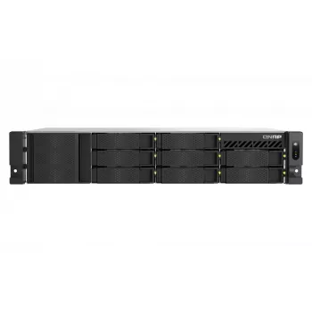 QNAP TS-855EU-RP NAS Rack (2U) Intel Atom® C5125 8 GB DDR4 0 TB QuTS hero Schwarz