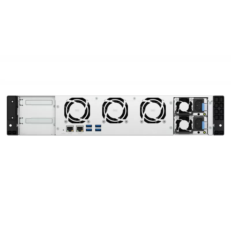 QNAP TS-855EU-RP NAS Rack (2U) Intel Atom® C5125 8 GB DDR4 0 TB QuTS hero Schwarz