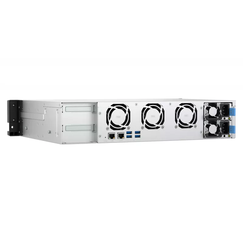 QNAP TS-855EU-RP NAS Rack (2U) Intel Atom® C5125 8 GB DDR4 0 TB QuTS hero Schwarz