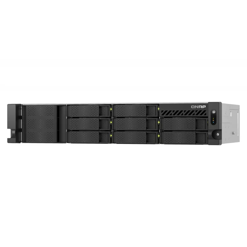 QNAP TS-855EU-RP NAS Rack (2U) Intel Atom® C5125 8 GB DDR4 0 TB QuTS hero Schwarz