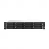 QNAP TS-1264U-RP NAS Rack (2U) Intel® Celeron® 8 GB DDR4 0 TB QNAP QTS Aluminium, Schwarz