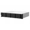 QNAP TS-1264U-RP NAS Rack (2U) Intel® Celeron® 8 GB DDR4 0 TB QNAP QTS Aluminium, Schwarz