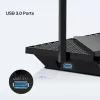 TP-Link Archer AX5400 Multi-Gigabit WiFi 6 Router, Wi-Fi 6 (802.11ax), Dualband (2,4 GHz / 5 GHz), Ethernet LAN, Schwarz, Desktop-/Stangen-Router