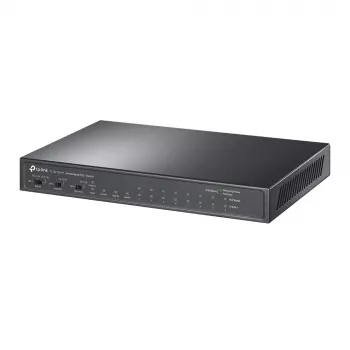 TP-Link 8-Port 10/100Mbit/s + 3-Port Gigabit Desktop Switch mit 8-Port PoE+