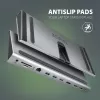 Dockingstation Axagon HMC-4KX3 USB-C 5Gbps Hub, 3x USB-A, 2x HDMI, DP, RJ-45, SD/microSD, Audio, PD 100W, Kabel 40cm