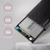 HDD/SSD-Gehäuse Axagon EE25-GTR USB-C 3.2 Gen 2 Schwarz 2,5 Zoll