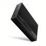 Axagon EE35-GTR USB-C 5Gbps - SATA 6G, 3.5 RIBBED box BLACK - USB Typ C HDD-Gehäuse 3,5 Zoll