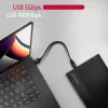 Axagon EE35-GTR USB-C 5Gbps - SATA 6G, 3.5 RIBBED box BLACK - USB Typ C HDD-Gehäuse 3,5 Zoll