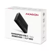 Axagon EE35-GTR USB-C 5Gbps - SATA 6G, 3.5 RIBBED box BLACK - USB Typ C HDD-Gehäuse 3,5 Zoll