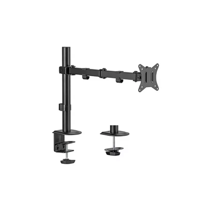 Monitorhalterungsklemme GEMBIRD MA-D1-01 für 17–32 Zoll Bildschirme, VESA 75×75–100×100, bis 9 kg, schwarz
