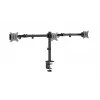Gembird MA-D3-01 verstellbarer Tischhalter für 3 Monitore, 17–27 Zoll, bis 7 kg