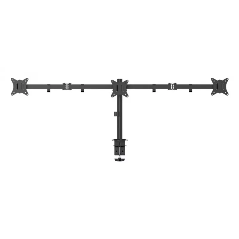 Gembird MA-D3-01 verstellbarer Tischhalter für 3 Monitore, 17–27 Zoll, bis 7 kg